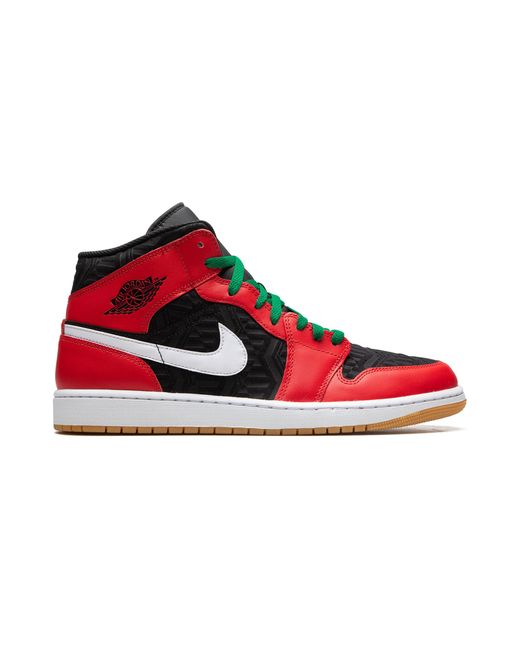 Nike Red Air 1 Mid "Christmas 2022" Dq8417 006" for men