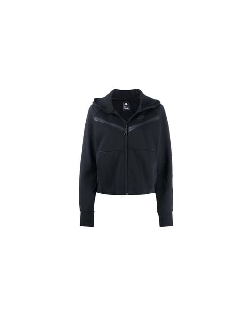 Nike Black Sportswear Tech Fleece Windrunner Cw4298 010"