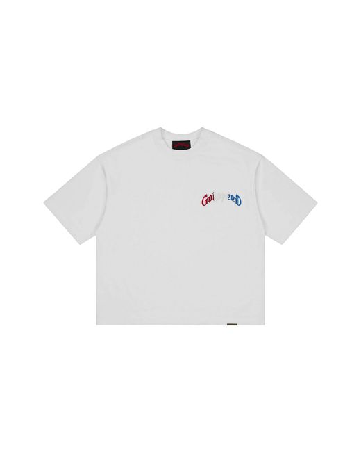 GODSPEED NEW YORK White Vital Necessi-Tee "4Th" Gs512" for men