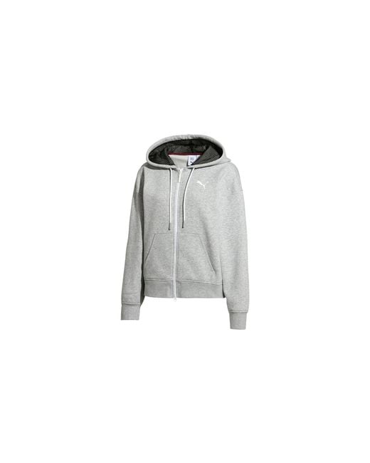 PUMA Black Selena Gomez Full Zip Hoodie "Light Heather" 517805 01"