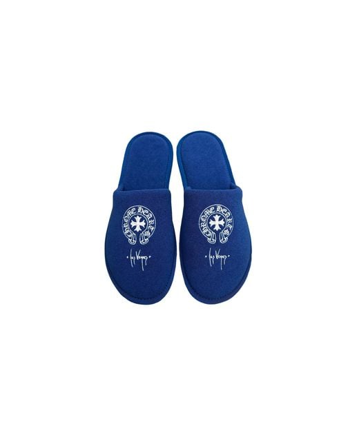 Chrome Hearts Blue Hotel Slippers "Las Vegas for men