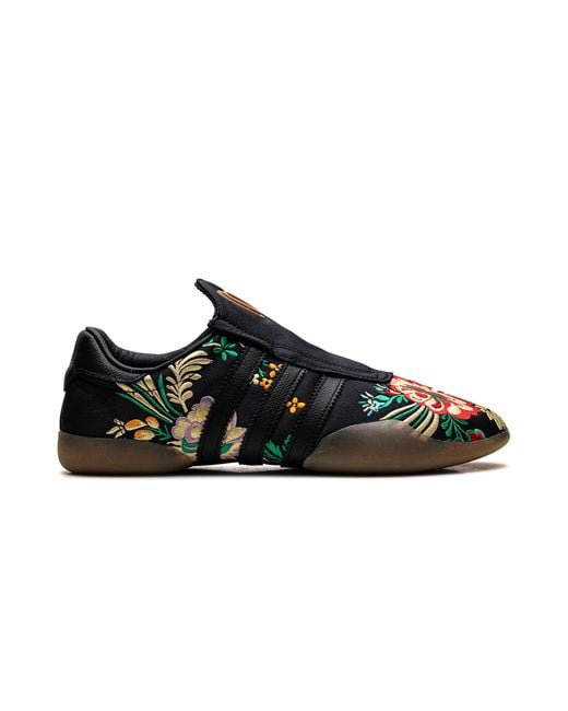 Adidas Black Taekwondo Mei Floral Embroidered" Jr6018"