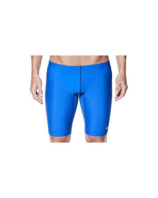 Nike Blue Nylon Core Solid Jammer Shorts "Royal" Tess0051 494" for men