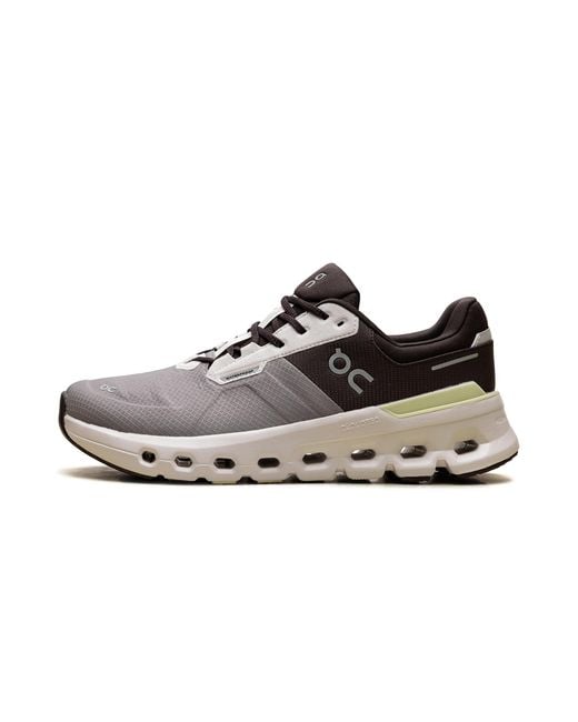 On Shoes Black Cloudrunner 2 Waterproof "Zinc" 3We10142783"