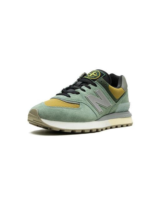 New Balance Green 574 Legacy "Stone Island for men