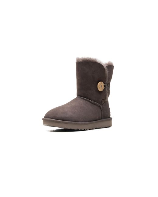 Ugg Black Bailey Button 2 "Thunder Cloud" 1016226 Tcld"