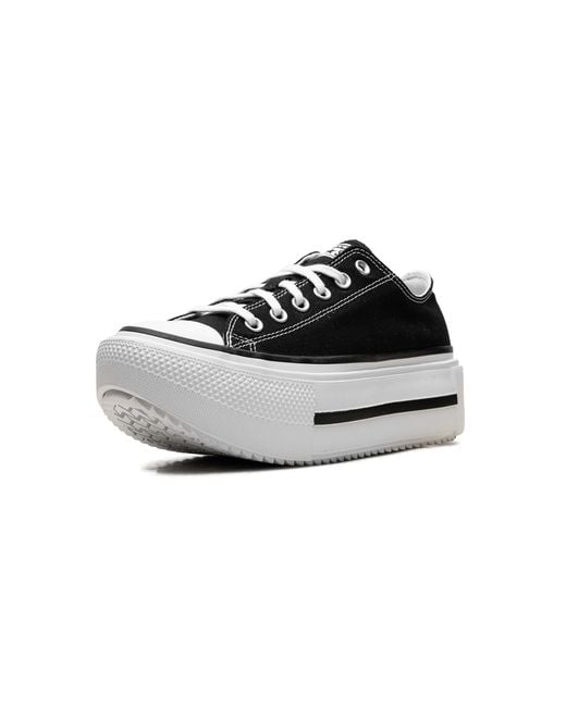 Converse Black Chuck Taylor All Star Lift Double Stack Low A15490C" for men
