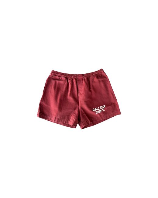 GALLERY DEPT. Red Logo Zuma Shorts Qv0Celvt" for men