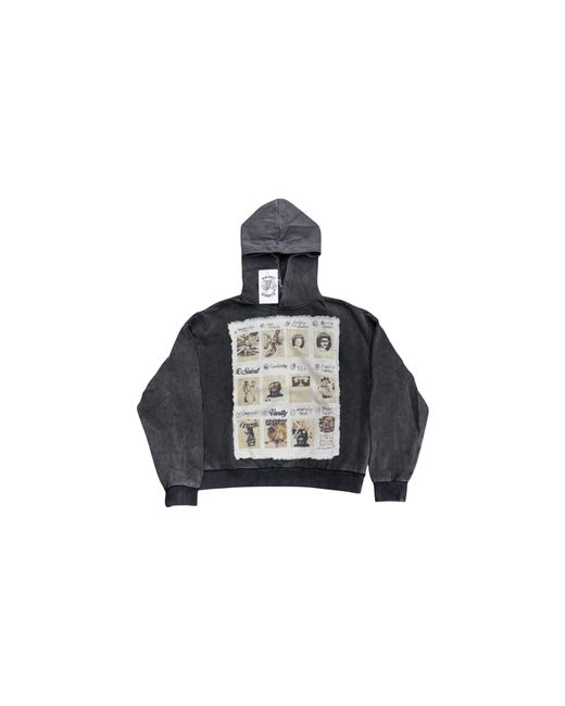 SAINT VANITY Black Van Life Hoodie Sv023" for men