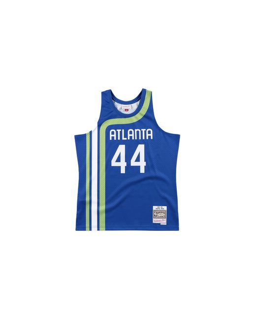 Mitchell & Ness Blue Nba Swingman Jersey Hawks 1971 Pete Maravich "Royal" Smjycp18193 Aharoya71Pma" for men