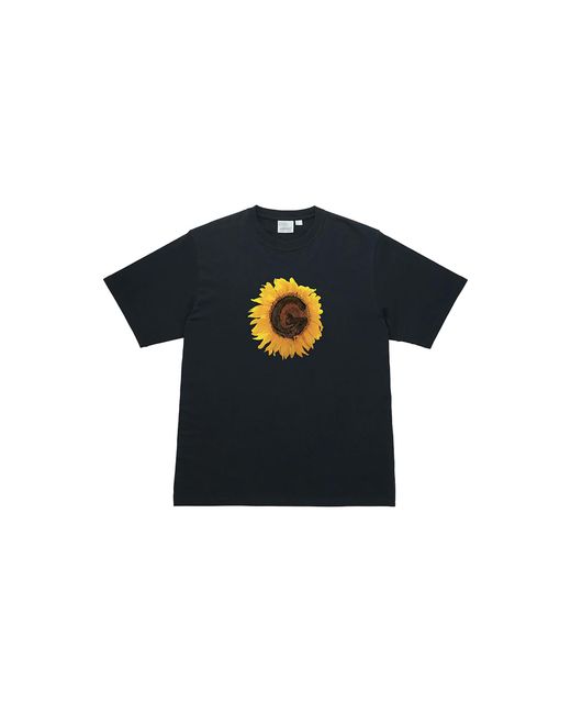 Gramicci Black G-Flower Ss T-Shirt G6Su-T103-Blk" for men