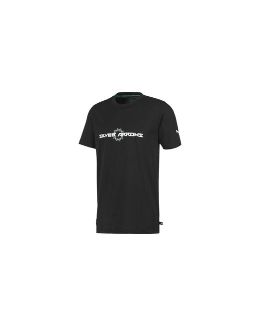 PUMA Black Mapm Mercedes Street T-Shirt 596172 01" for men