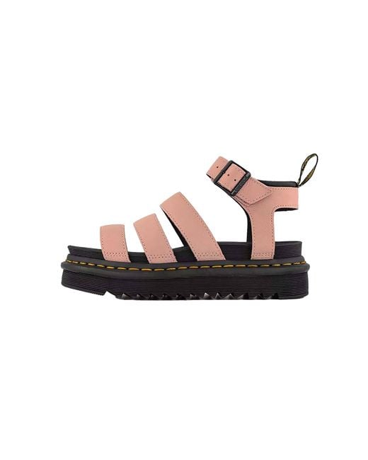 Dr. Martens Black Blaire Pisa Leather Strap Sandals 30706329"