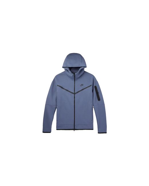 Nike Blue Sportswear Tech Fleece Full-Zip Hoodie "Diffused" Cu4489 491" for men