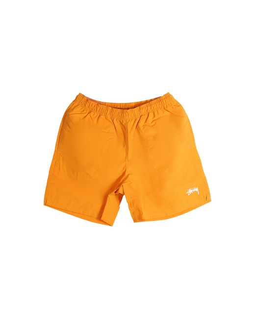 Stussy Orange Water Stock Elastic Waistband Short "Tang Tangerine" 113155N Tang" for men