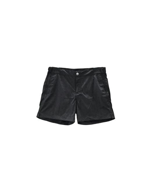 Chrome Hearts Black Button Bathing Shorts Chrm0364" for men