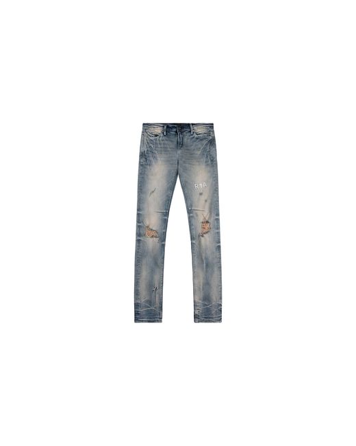 RTA Black Clayton Worn Out Denim Mf24D672 B1182Wrobl" for men
