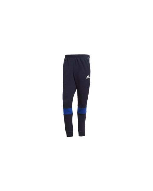 Adidas Black Essentials Fleece Colorblock Pants "Legend Ink Bold" H64178" for men
