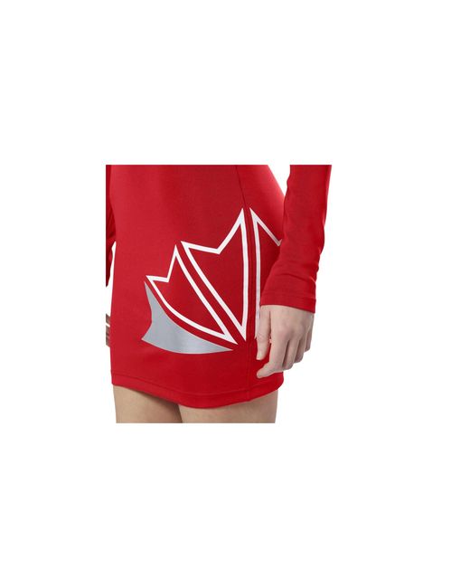 Reebok Red Married To The Mob Dress "Primal" Ec0974"