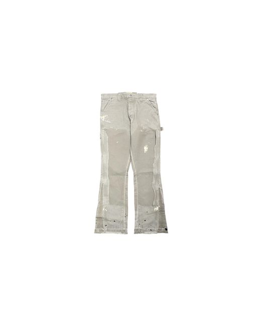 GALLERY DEPT. Black La Flare Carpenter Jeans "Cement" Gd126" for men