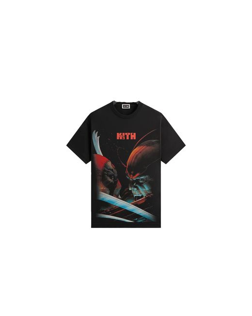 Kith Black Deadpool Vintage T-Shirt Khm034324 001" for men