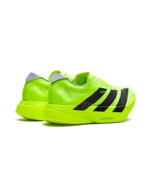 Adidas Green Adizero Adios Pro 4 "Lucid Lemon" Jr6364" for men