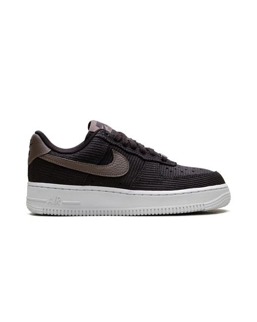 Nike Black Air Force 1 '07 "Corduroy Velvet" Im6533 200"