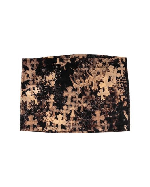 Chrome Hearts Black Cross Sheer Mesh Skirt Chrm1314"