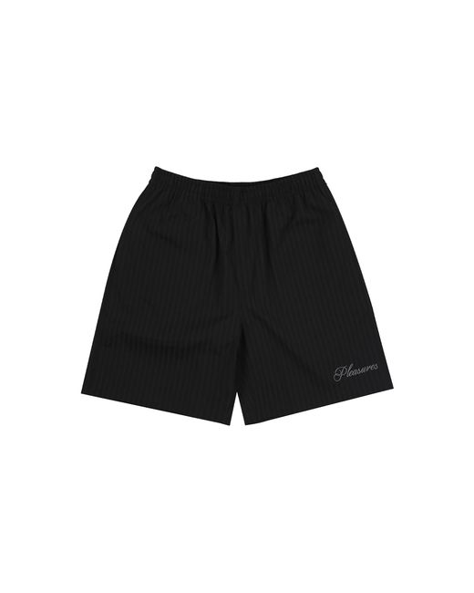 Pleasures Black Fortunate Active Nylon Shorts P26Su015" for men