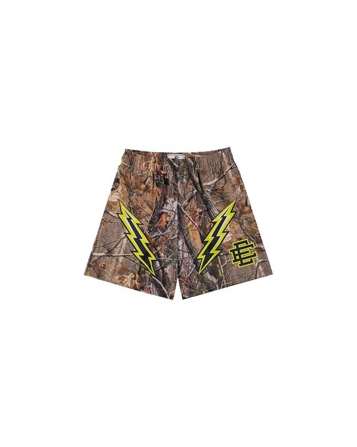 Eric Emanuel Black Ee Basic Short "Tree Lime Bolt" Ee105" for men