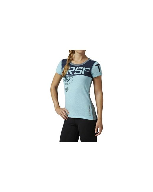 Reebok Black Rcf Short Sleeve Crossfit T-Shirt "Neon Faux" B86793"