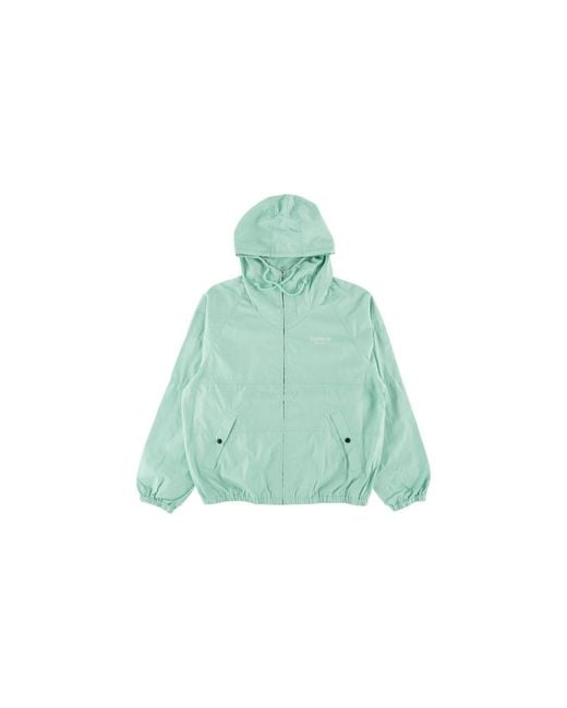 supreme hooded raglan jacket