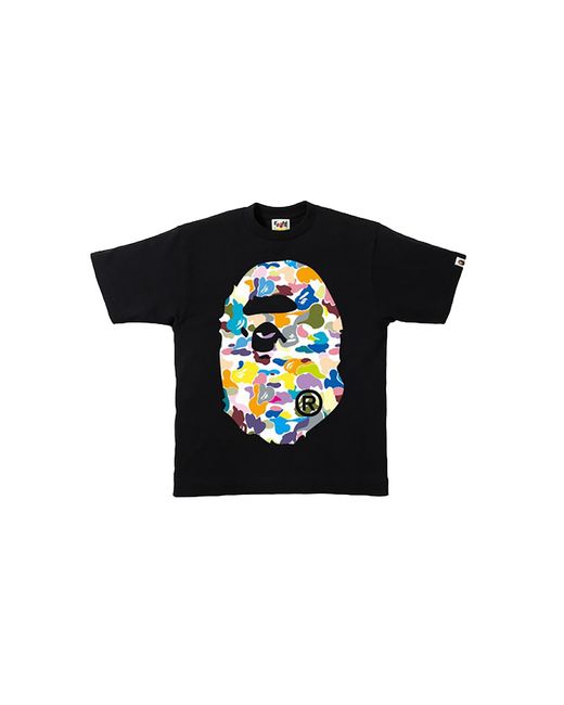 A Bathing Ape Black Multi Camo Big Ape Head T-Shirt Multi" Yxhlg5U0" for men