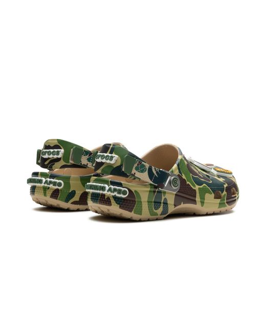 A Bathing Ape Black Clog "Crocs for men
