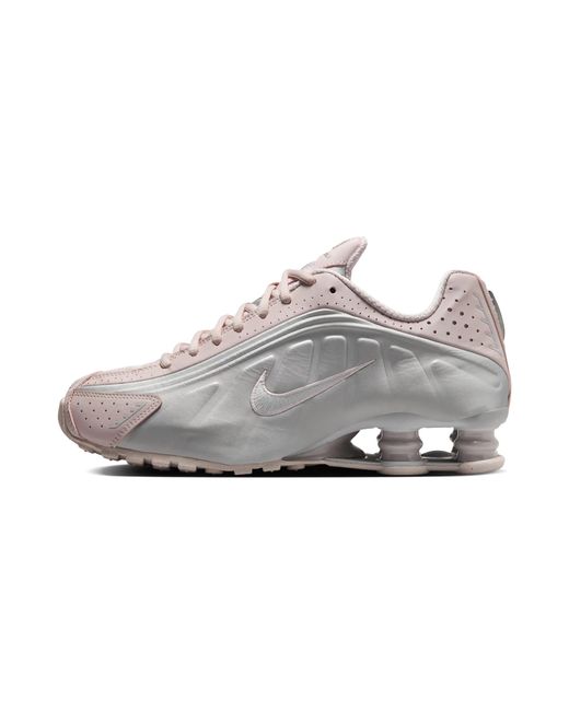 Nike Gray Shox R4 "Barely Rose Metallic Platinum" Ar3565 600"