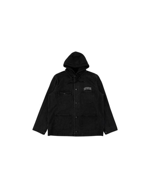 supreme hooded chore coat