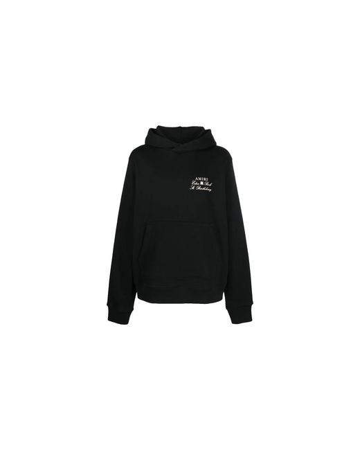 Amiri Black Eden Rock St. Barthelemy Hoodie Pf23Mjg044 001" for men