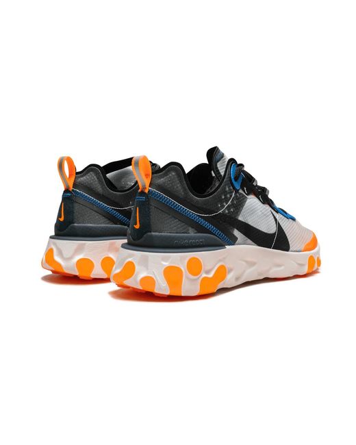 Nike Black React Element 87 "Total" Aq1090 004" for men