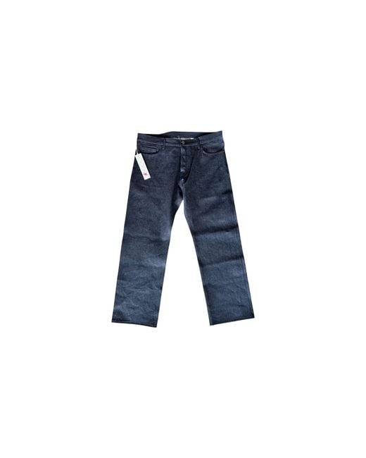 ANTI PROMO Blue Patch Jeans Mb34" for men