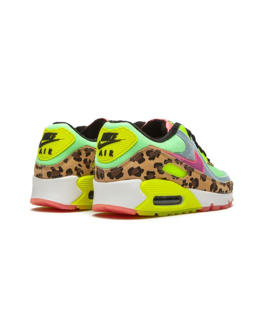 Nike Black Air Max 90 Lx "Denim Leopard Print" Cw3499 300"