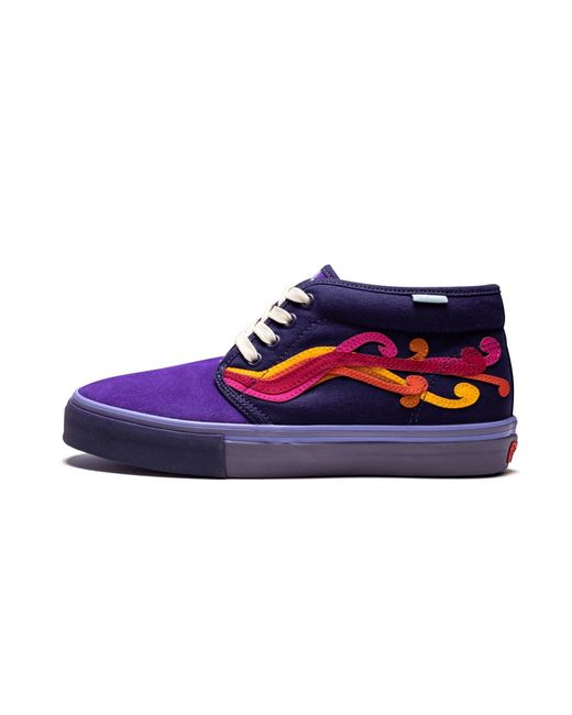 Vans Blue Chukka Lx "Sole Classics" Vn0A3Qoft3I" for men