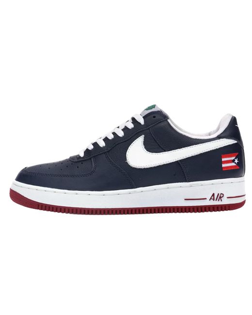 Nike Blue Air Force 1 Low "Puerto Rico 3" 6240404 411" for men