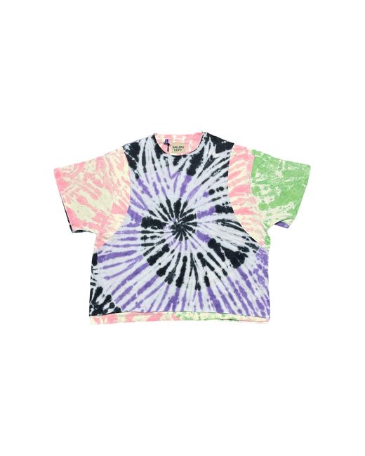 GALLERY DEPT. Black Macho Short Sleeve T-Shirt Shirt "Tie Dye" Gd115" for men