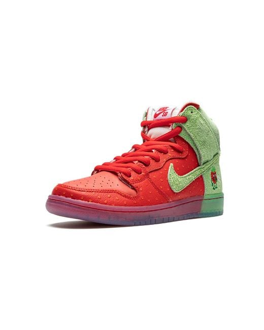 Nike Black Sb Dunk High "Strawberry Cough" Cw7093 600" for men