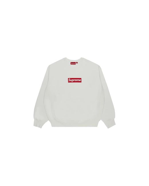 Supreme Black Washed Box Logo Crewneck "Ss25