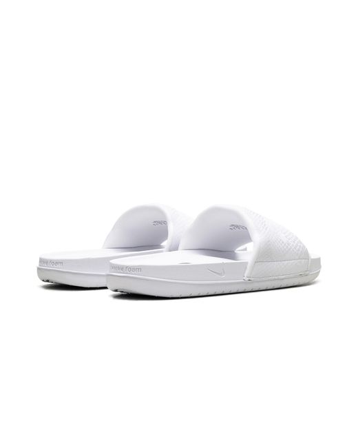 Nike White Kobe Offcourt Slide "Triple" If2870 100" for men
