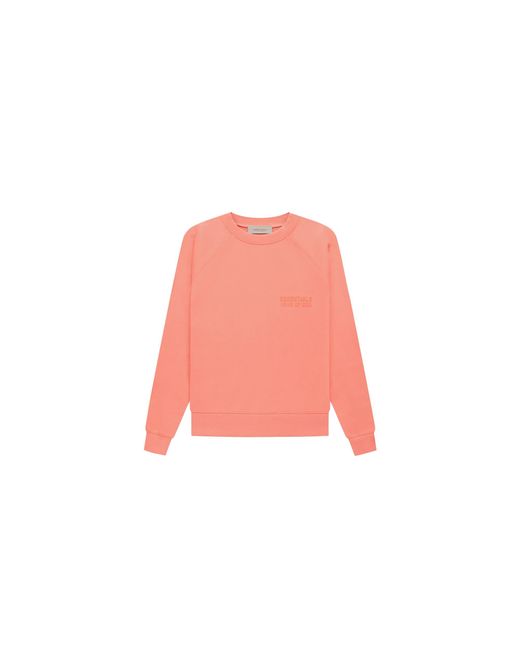 Fear Of God Black Crewneck "Coral" Fogecc" for men