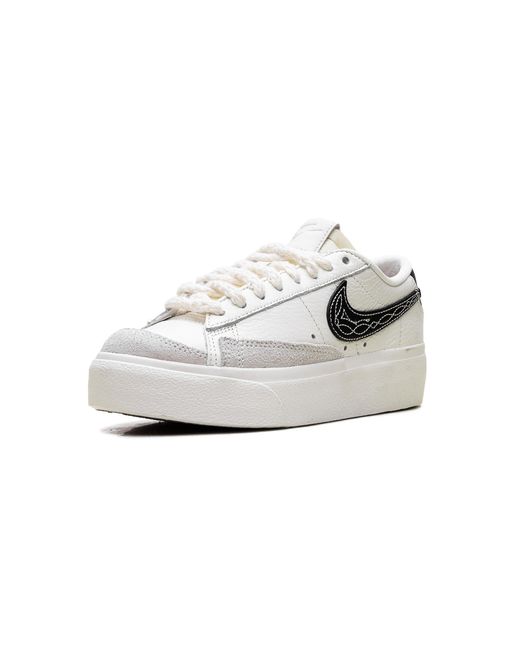 Nike Black Blazer Low Platform "Needlework" Fj4556 133"