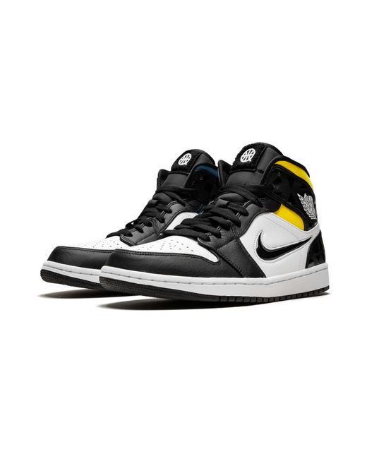 Nike Black Air 1 Mid "Quai 54" Cj9219 001" for men