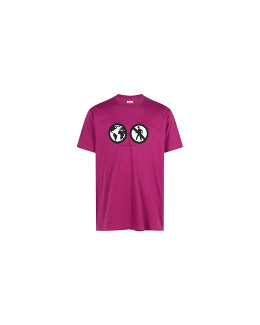 Supreme Black Save The Planet T-Shirt "Fw19" Su7610"